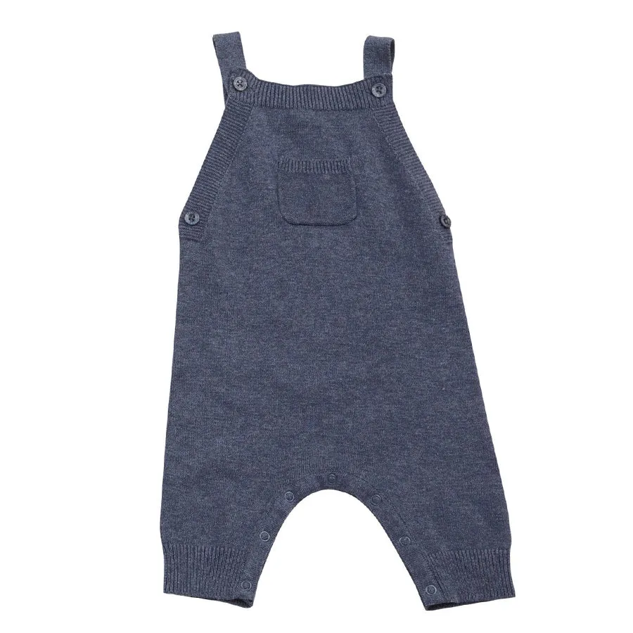 Knit Overall - Blue Heather