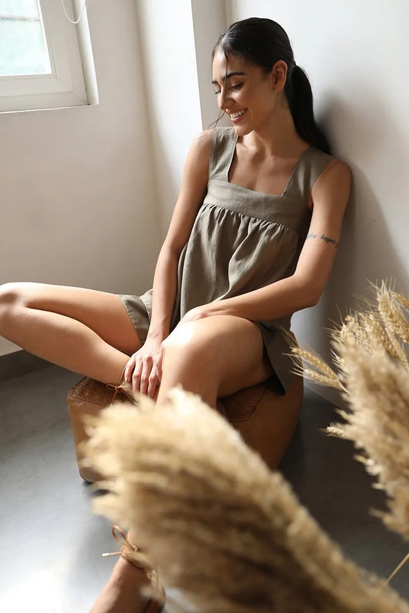La Jolla Top - Linen
