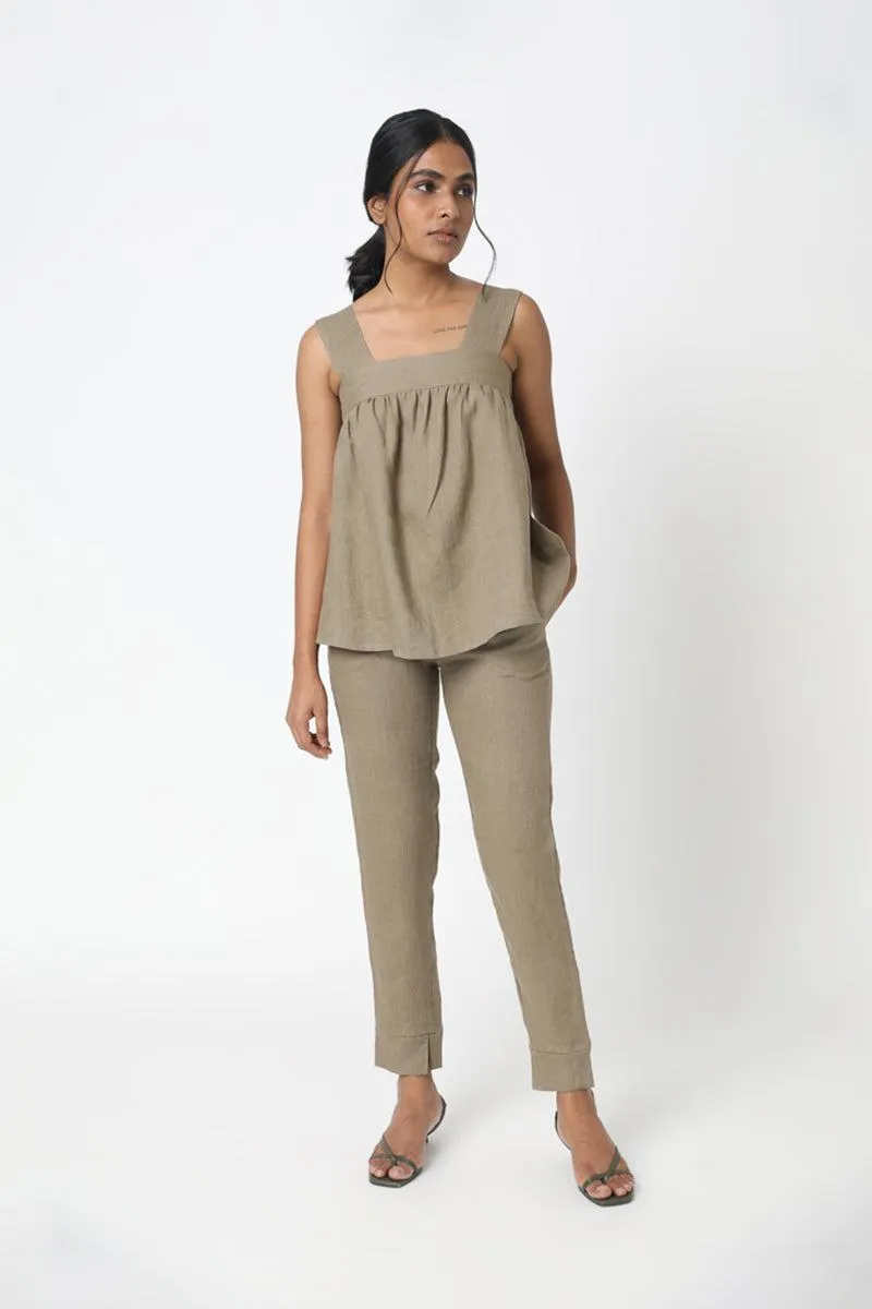 La Jolla Top - Linen