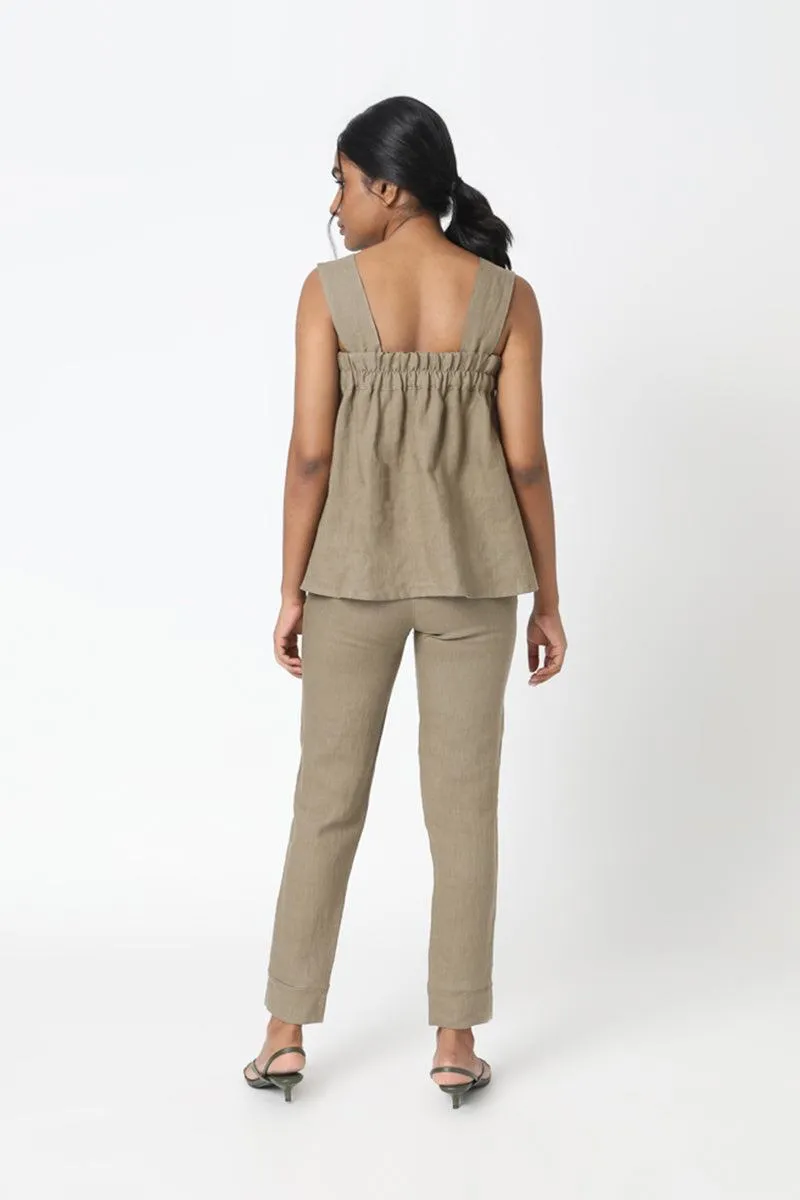 La Jolla Top - Linen