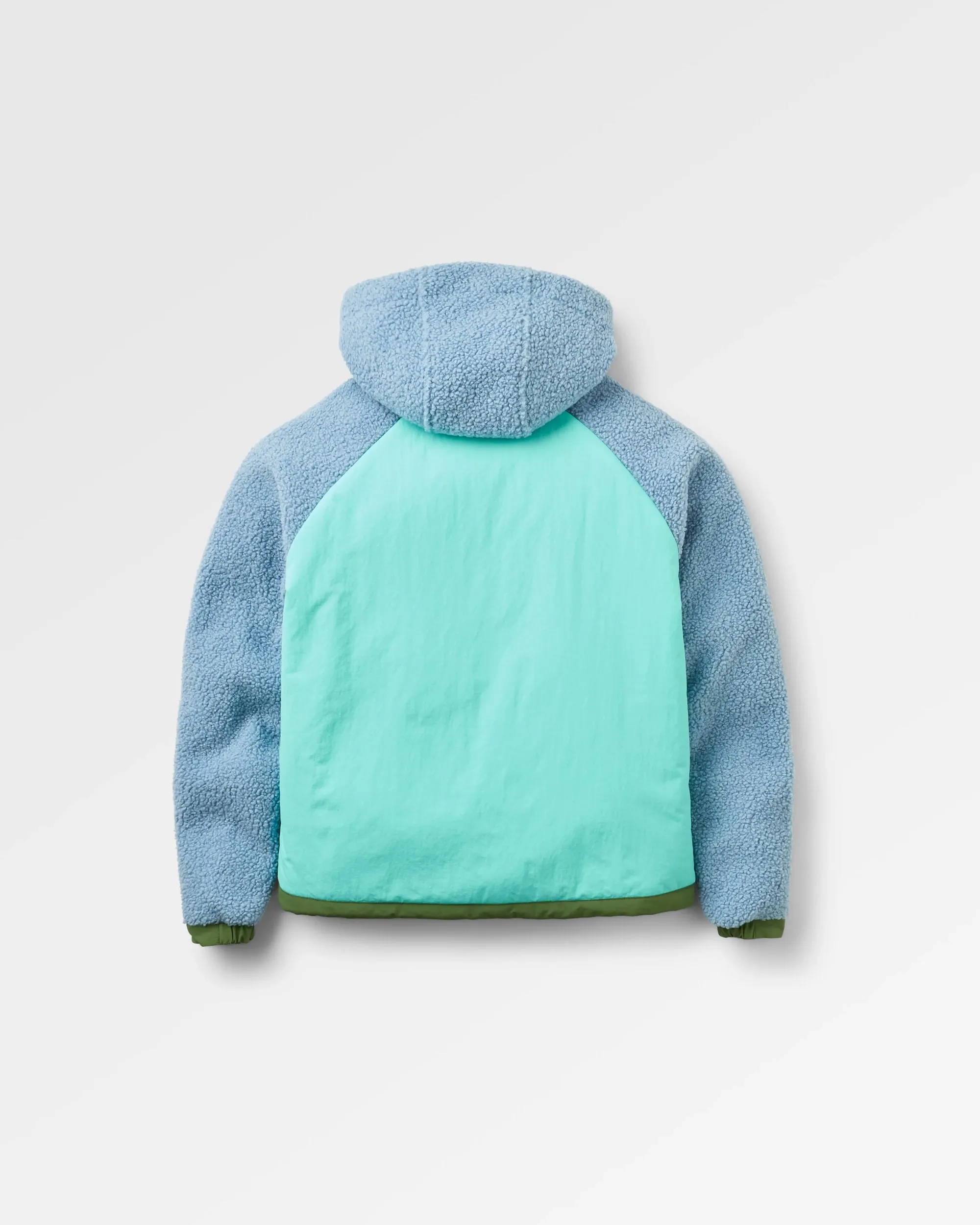Lara Quilted Jacket - Faded Denim/Stem Green
