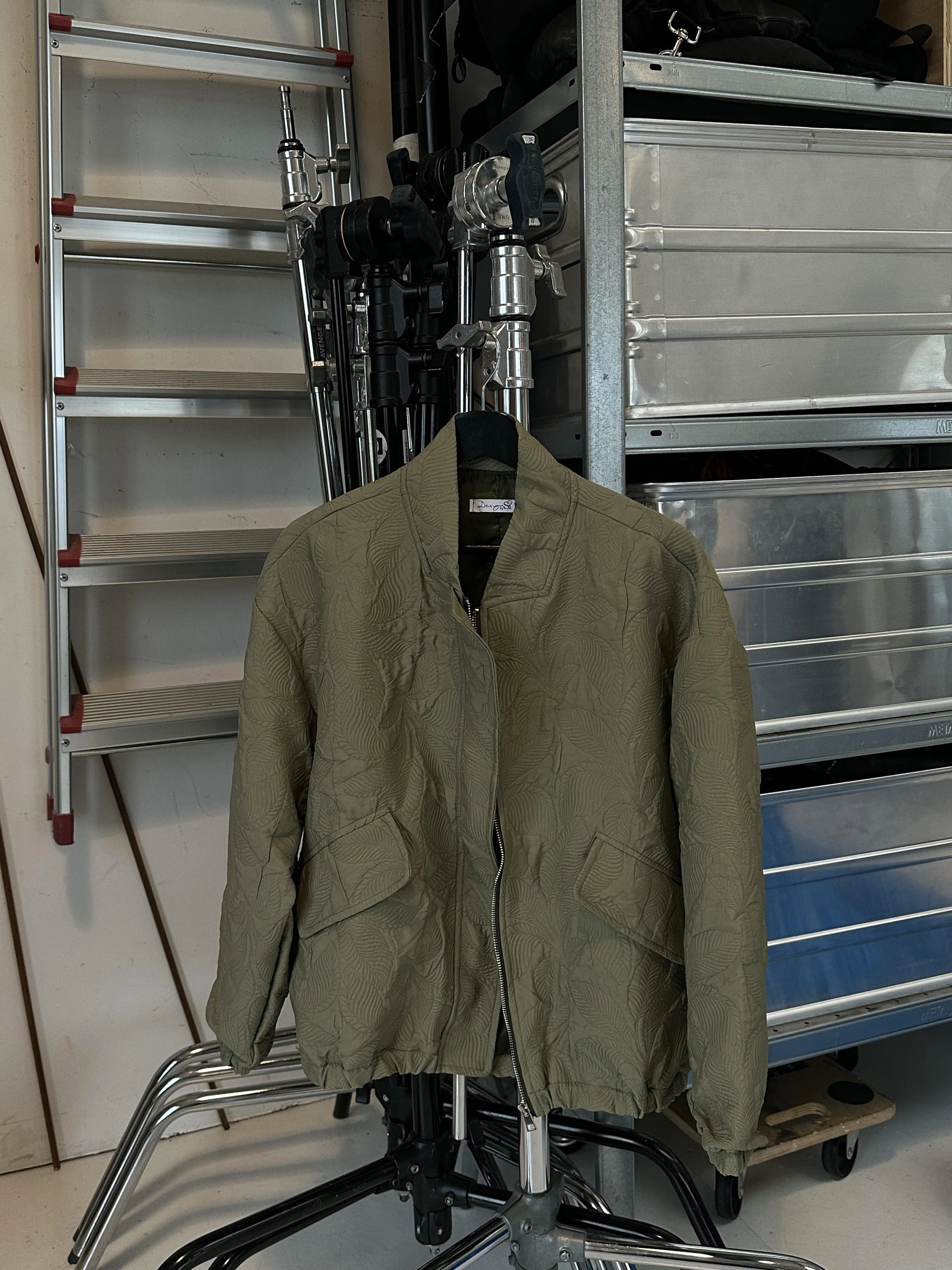 Lillian jacket with pattern - Khaki