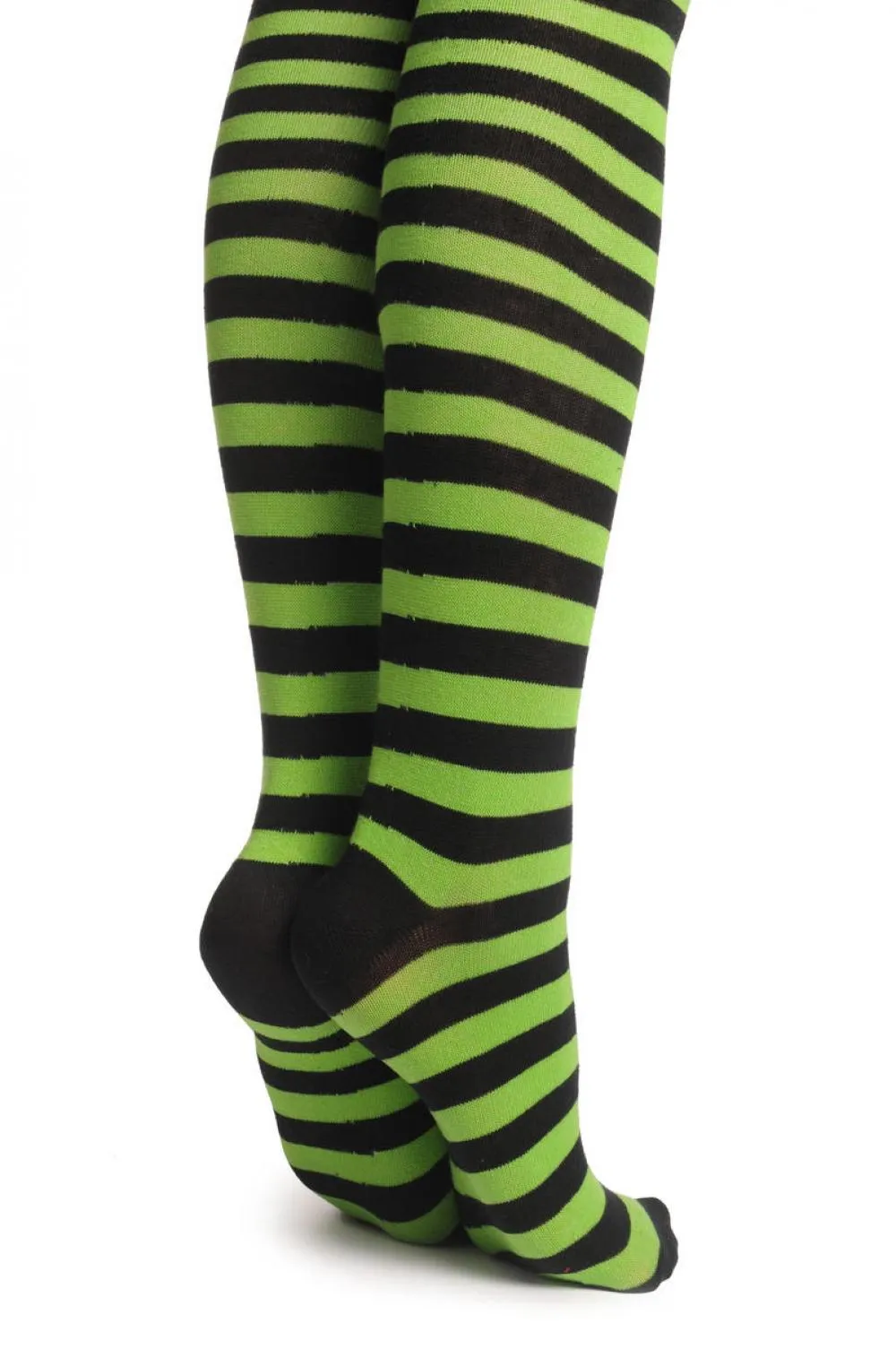 Line Green & Black Stripes