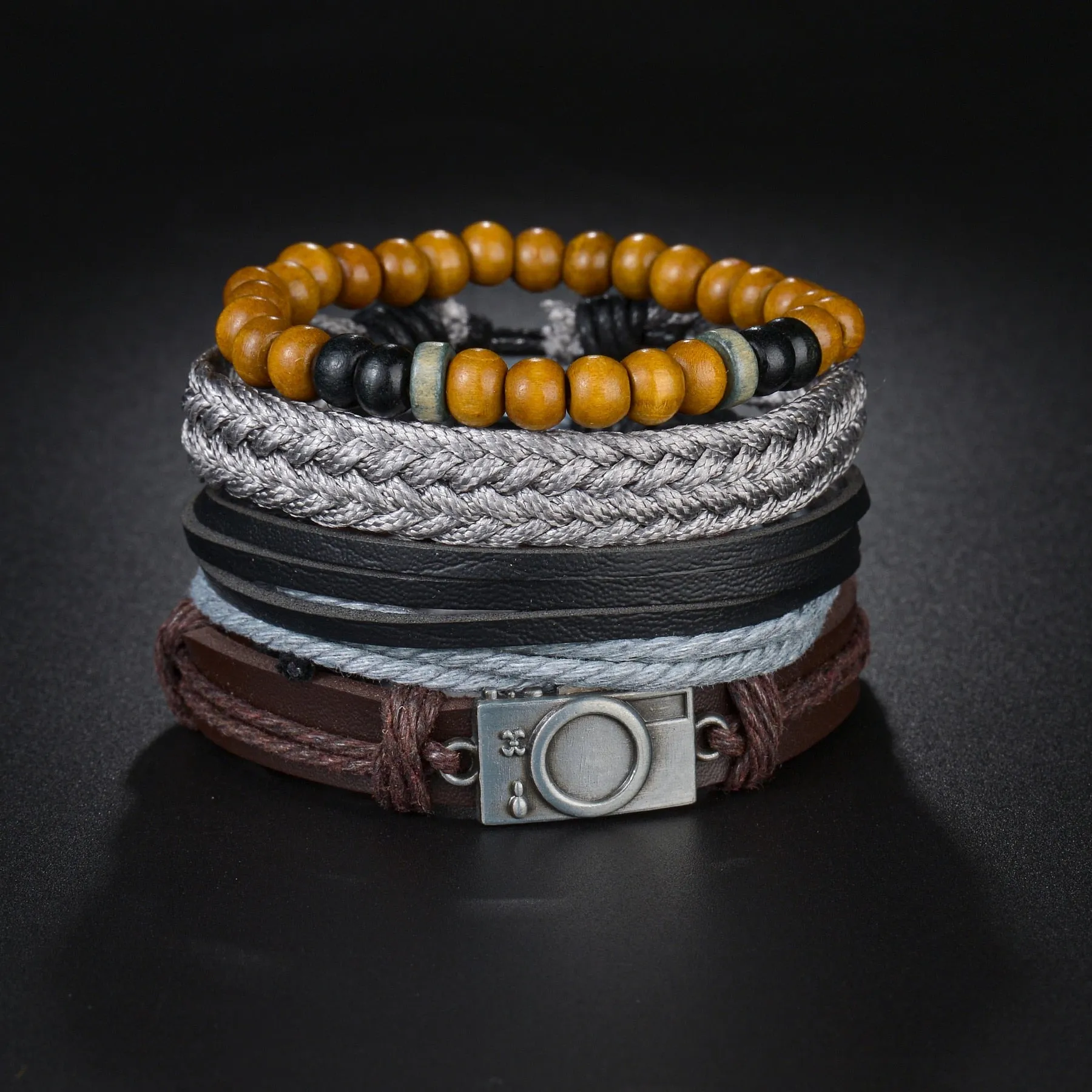 Modern Multilayered Men's Bracelet