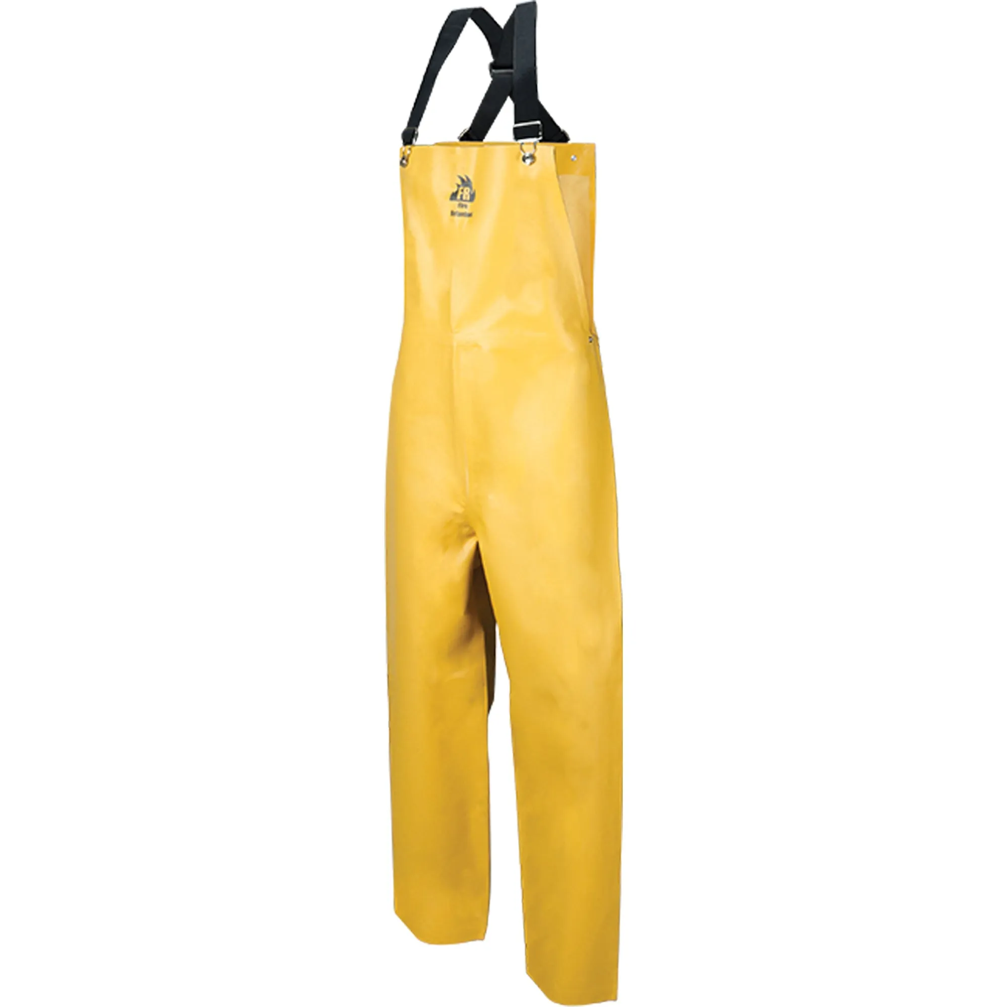 Neo-Slick Chemical & Acid Resistant Rain Pants, 3X-Large, Neoprene, Yellow