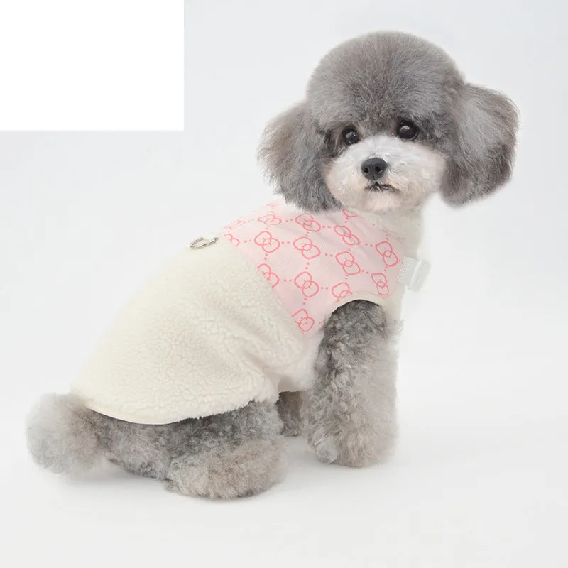 Pet Clothes Autumn and Winter New Pet Coat Vest Warm Cat Clothes