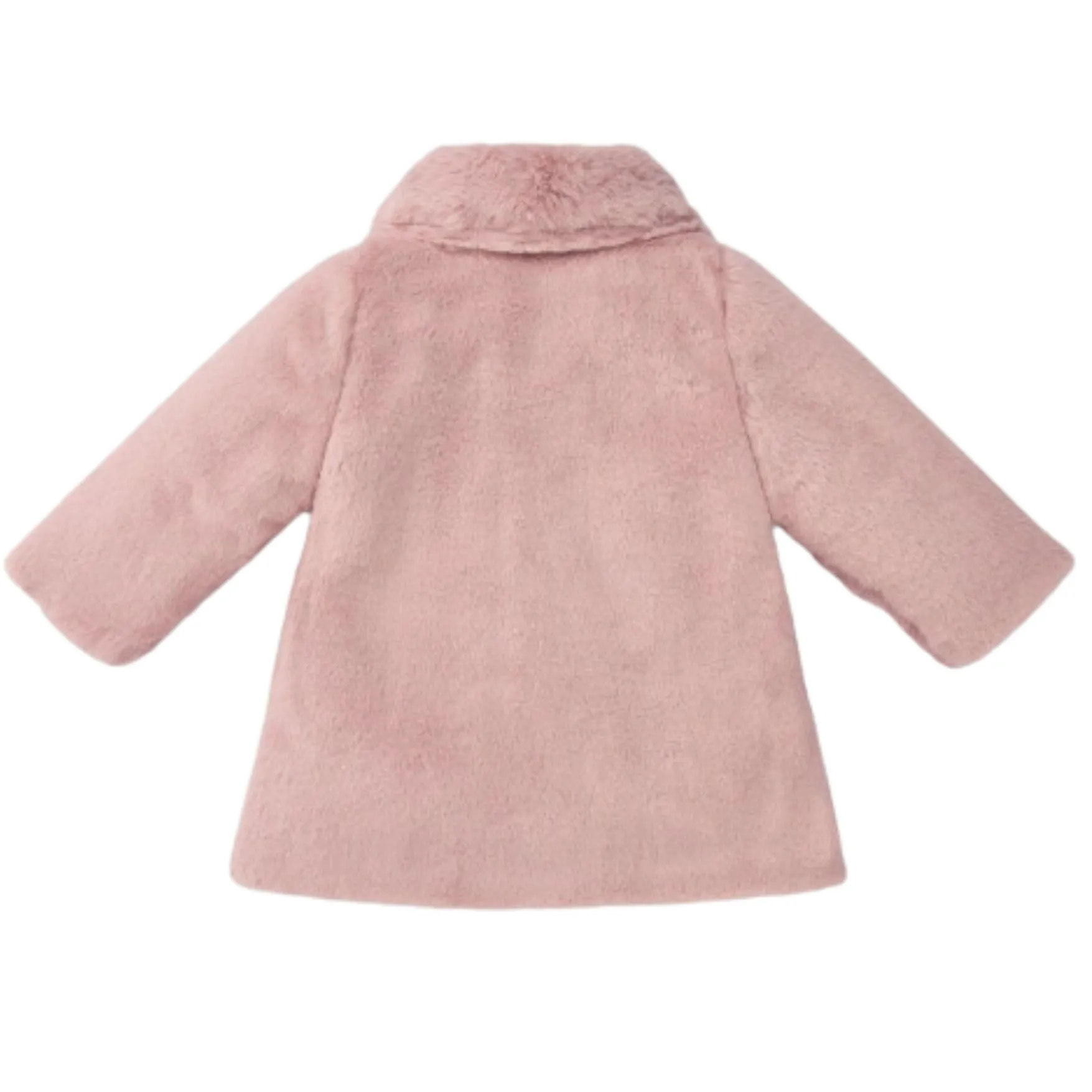 Pink Faux Fur Coat