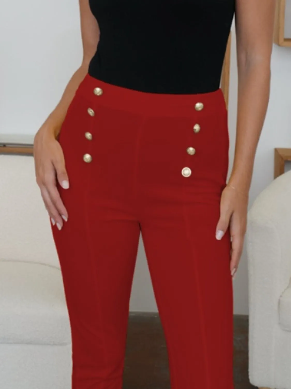PRE-ORDER: High Waist Skinny Pants