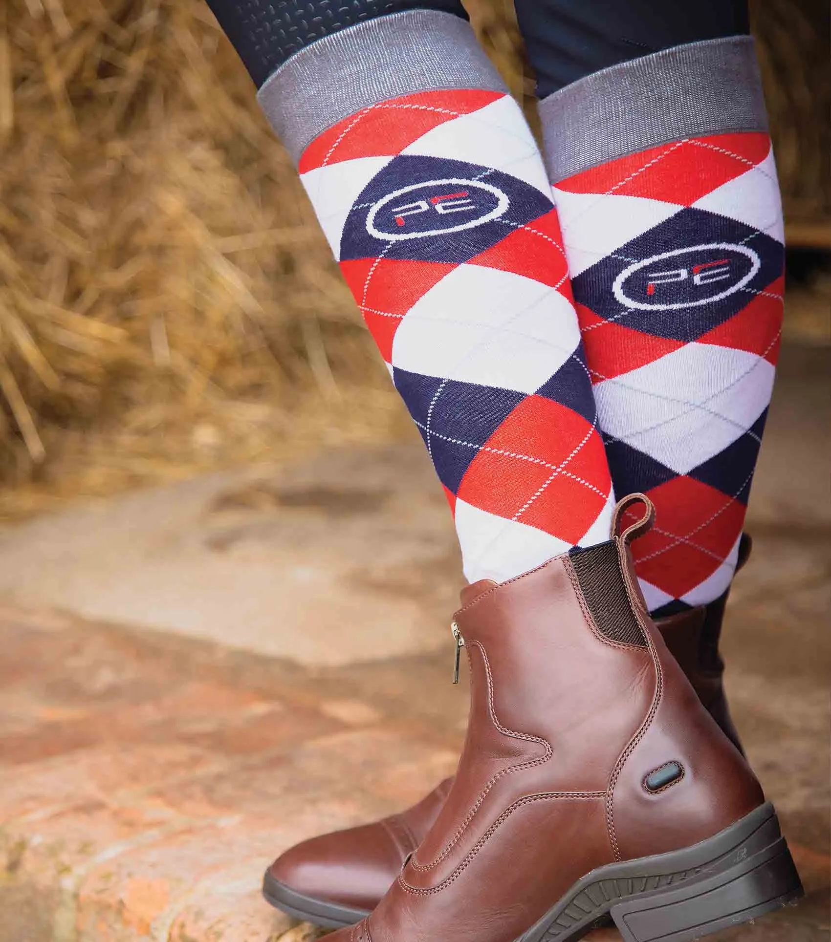 Premier Equine Kids Thick Winter Socks (2 Pairs) - Boys and Girls