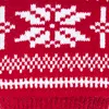 Red knit snowflake  Scarf