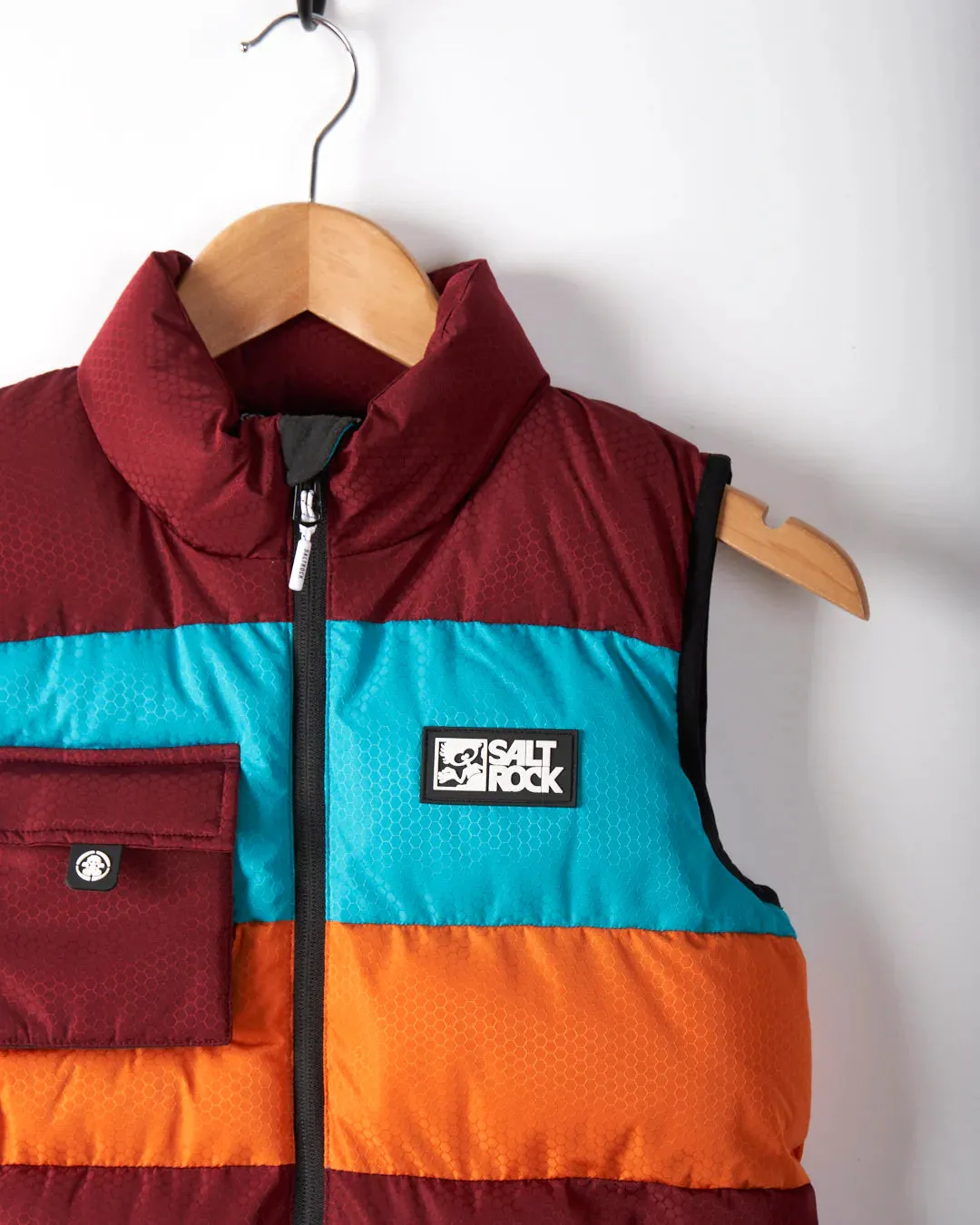 Saltrock Boys Destroya Gilet Dark Red