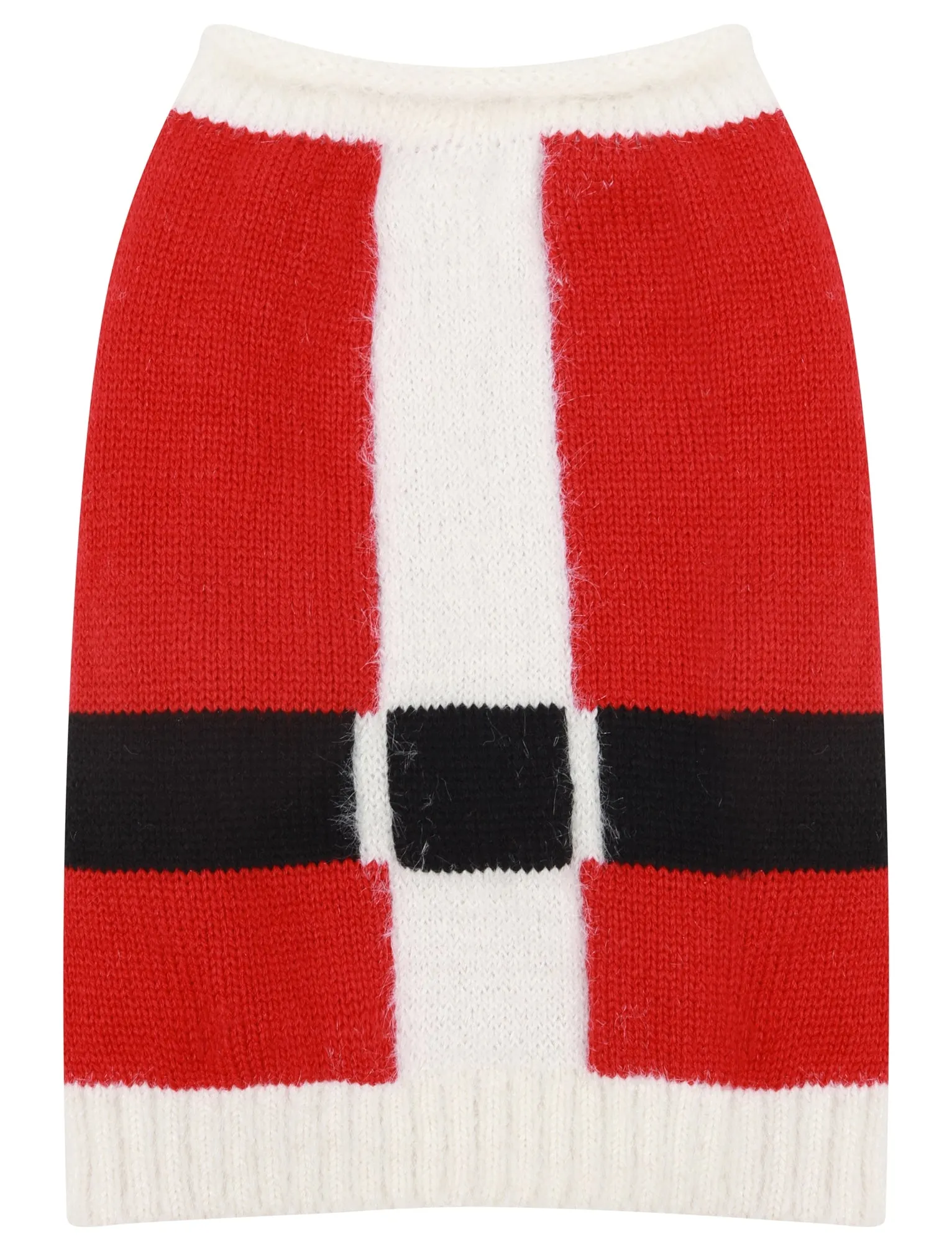 Santa Costume Novelty Christmas Dog Jumper in Red - Merry Christmas