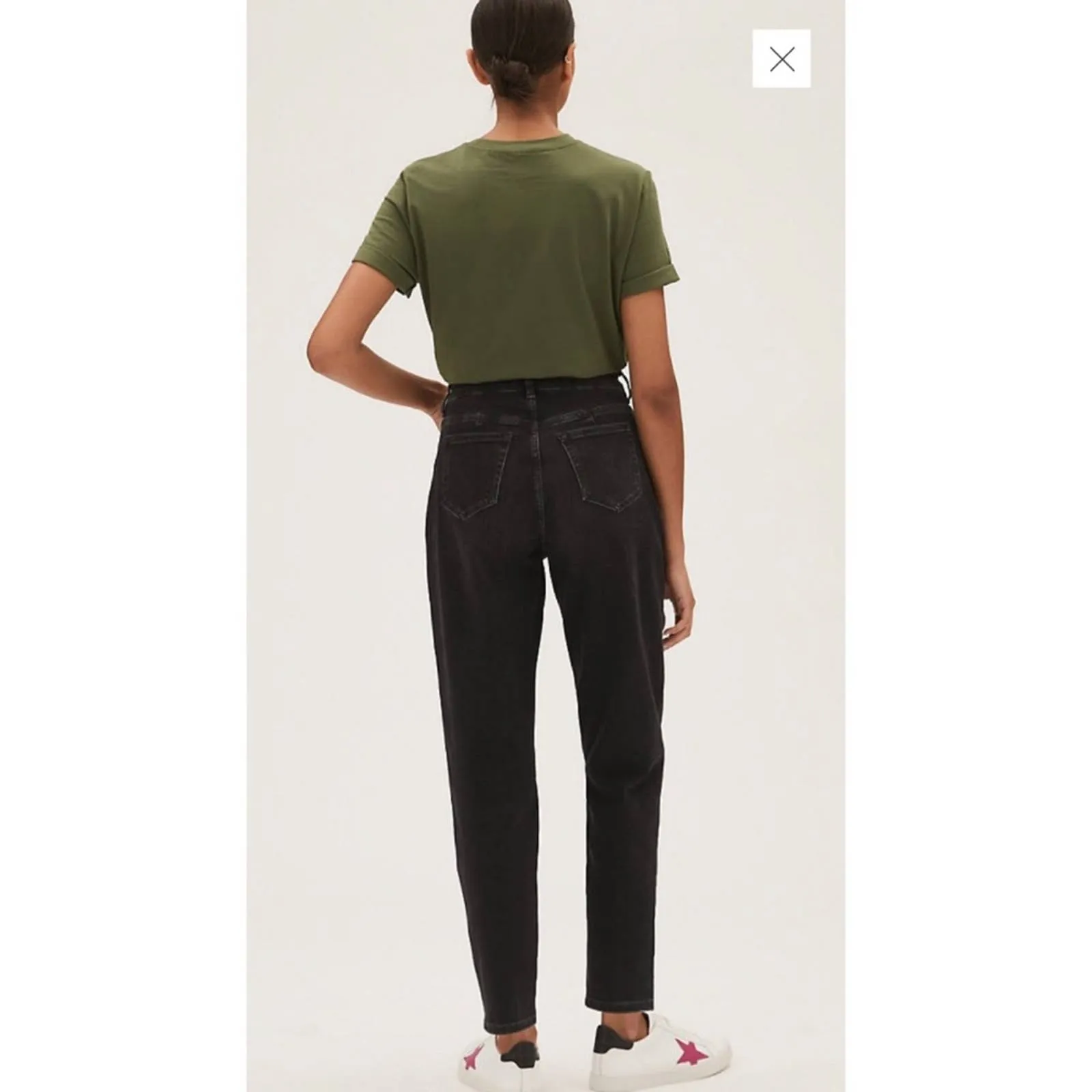 Size 12 M&S COLLECTION The Mom Jeans Black