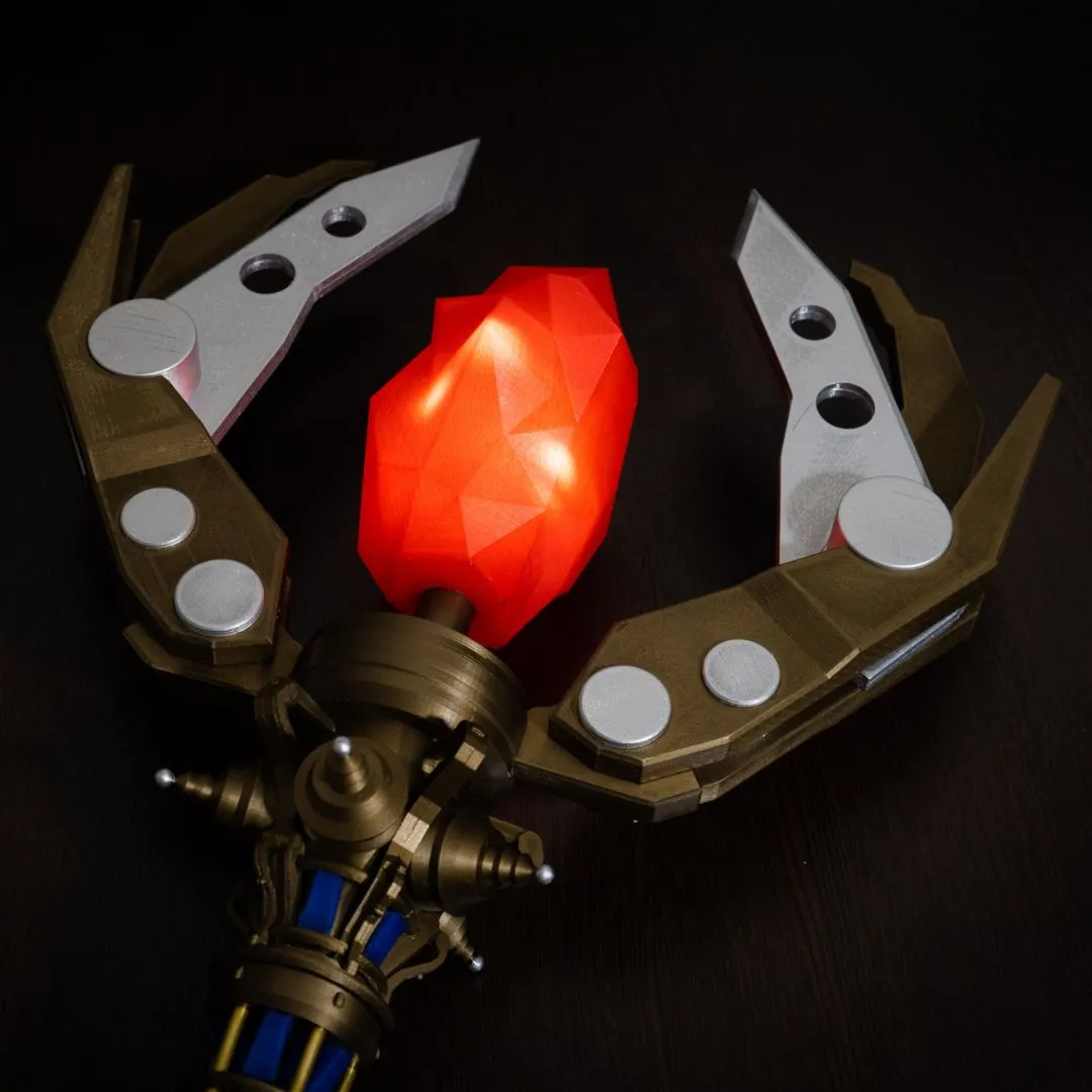 Staff of Fire Cosplay Prop – 72 Inch LED Weapon Replica
