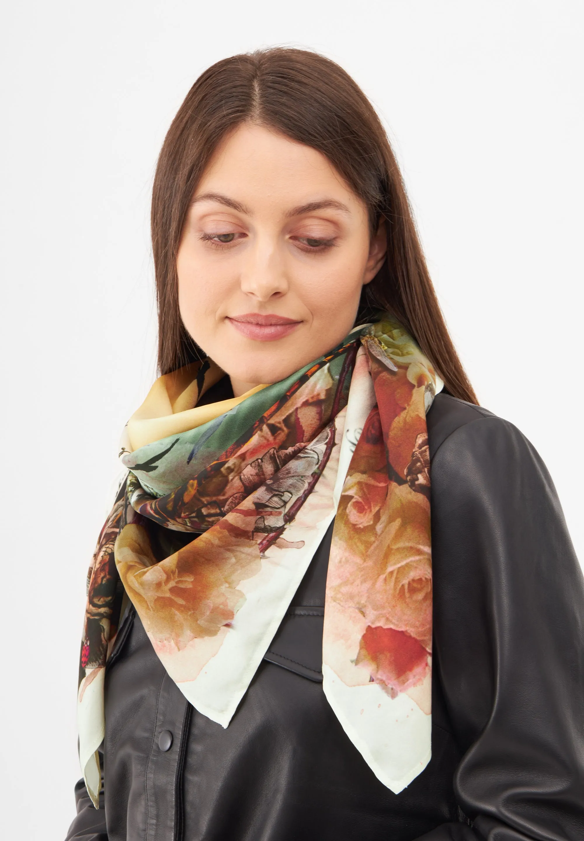 Surise Silk Printed Scarf