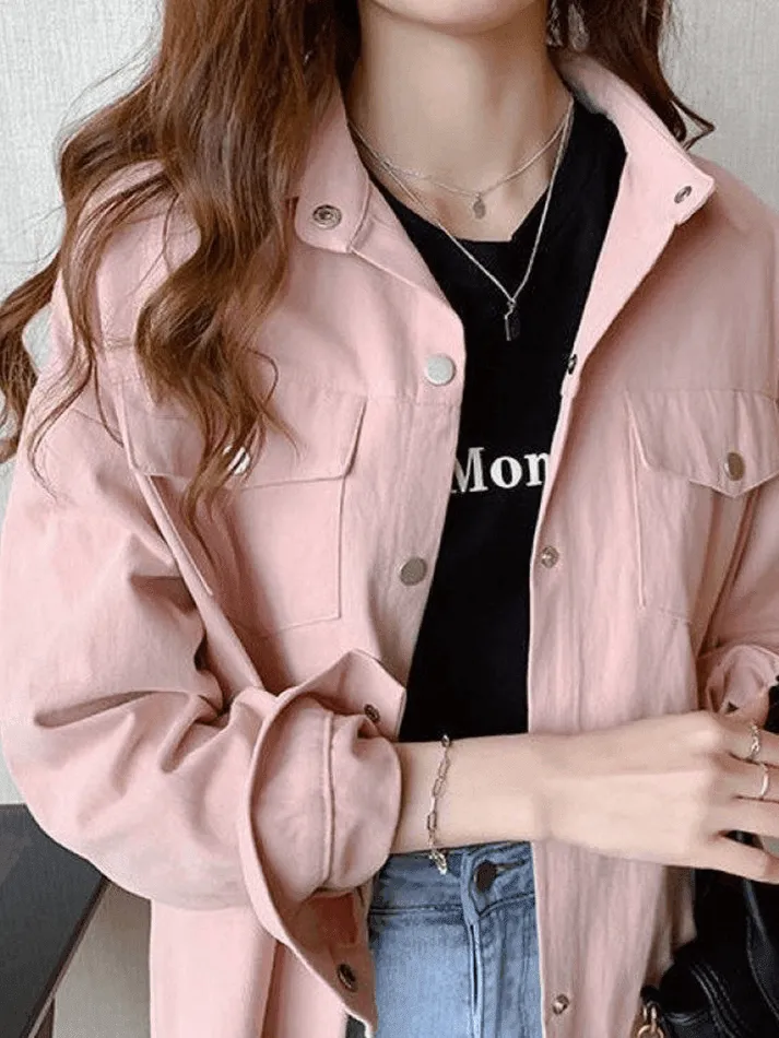 Uniwim ootd Pleated Oversized Long Sleeve Blouse
