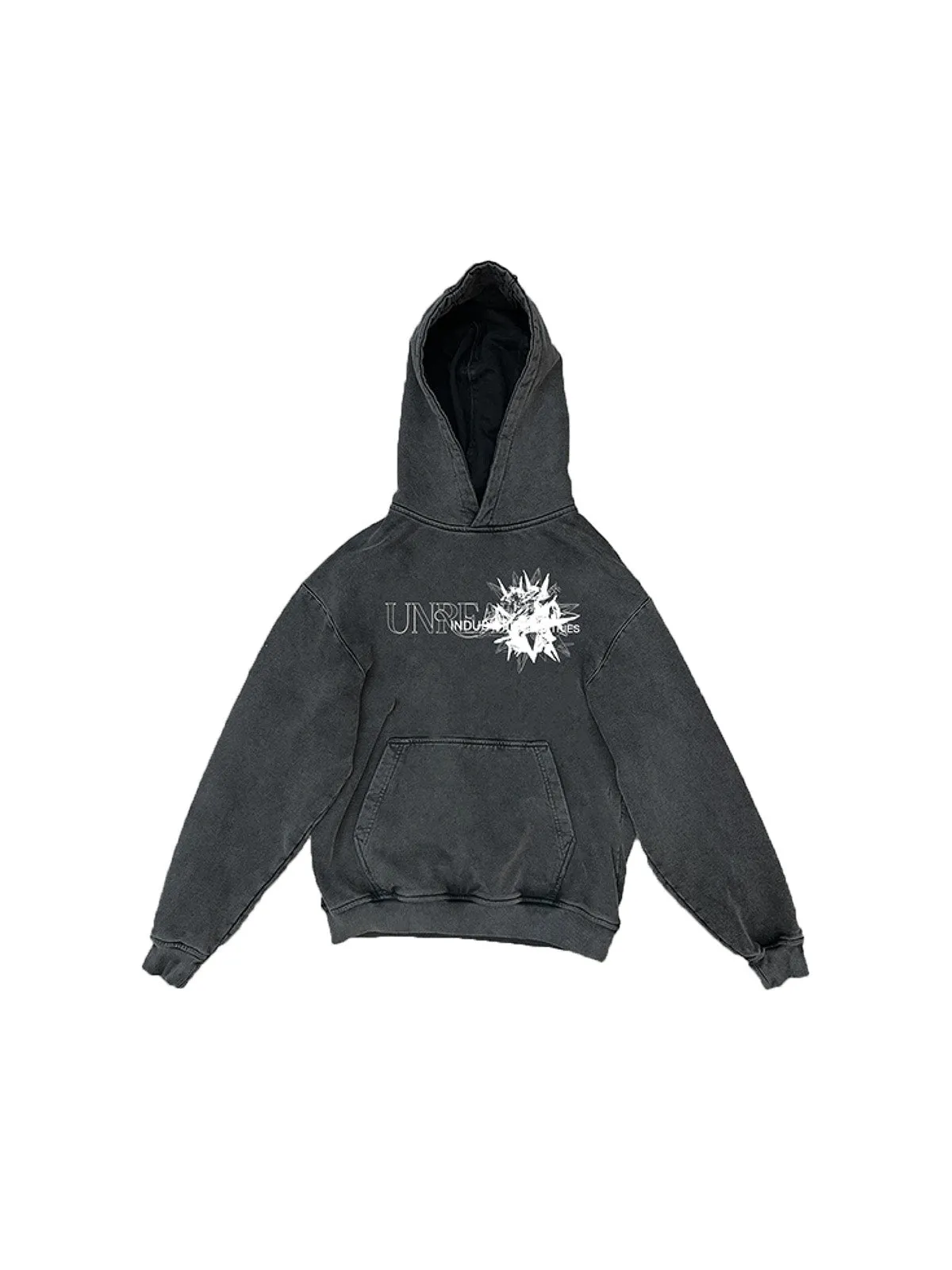 UNREAL Shadow Hoodie Washed black