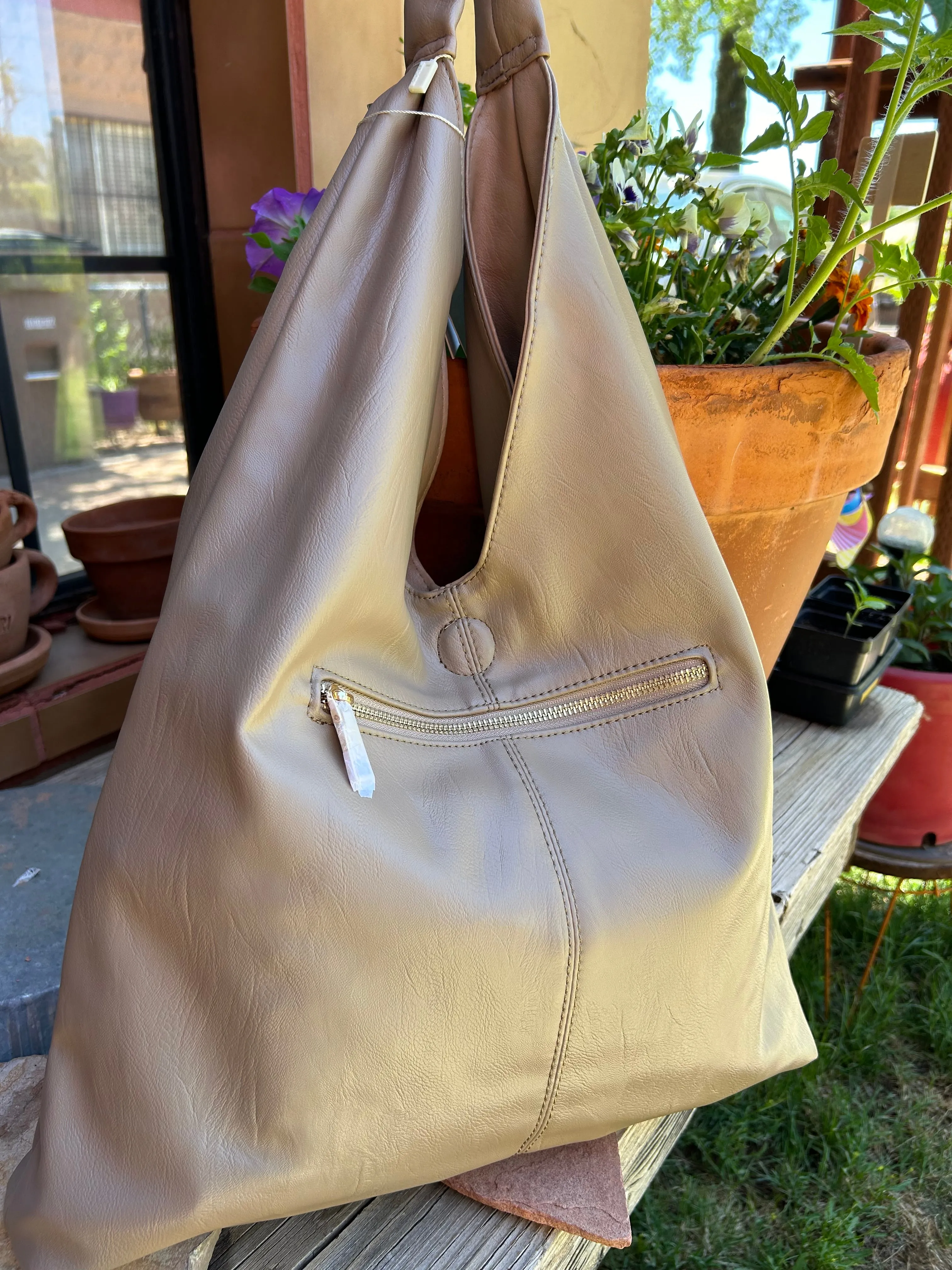 Vegan Leather Classic Hobo Bags