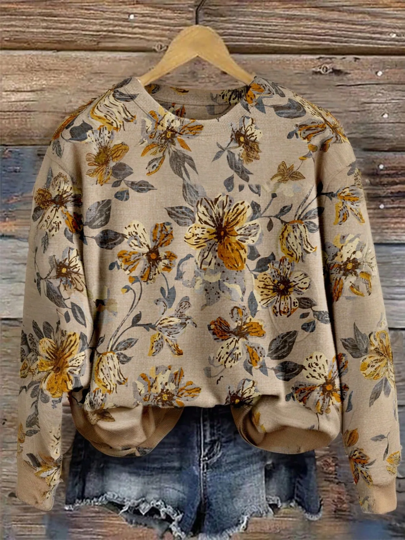 Women's camo hoodie|SHEIN LUNE Casual Minimalist All-Over Print Christmas