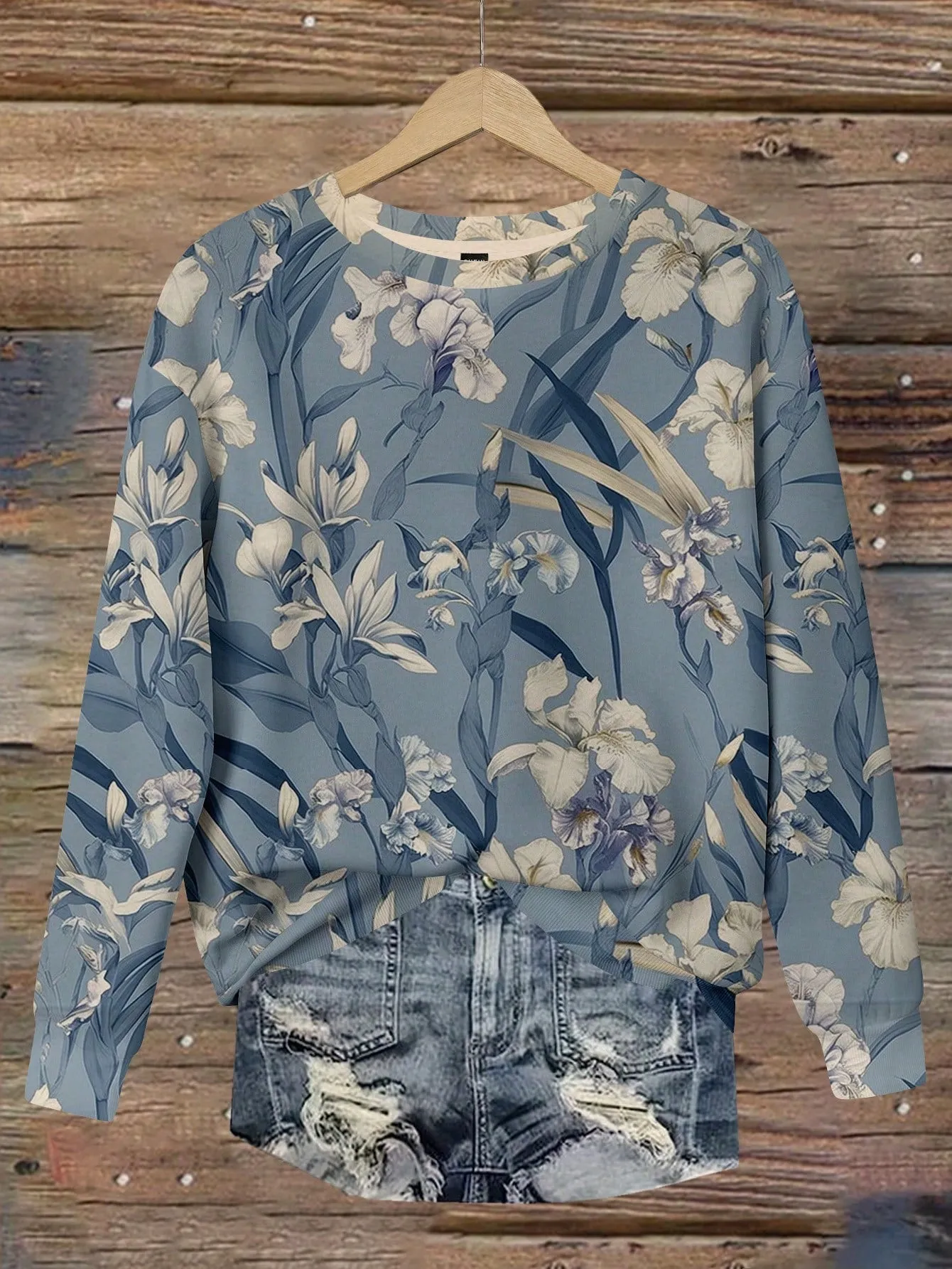 Women's camo hoodie|SHEIN LUNE Casual Minimalist All-Over Print Christmas
